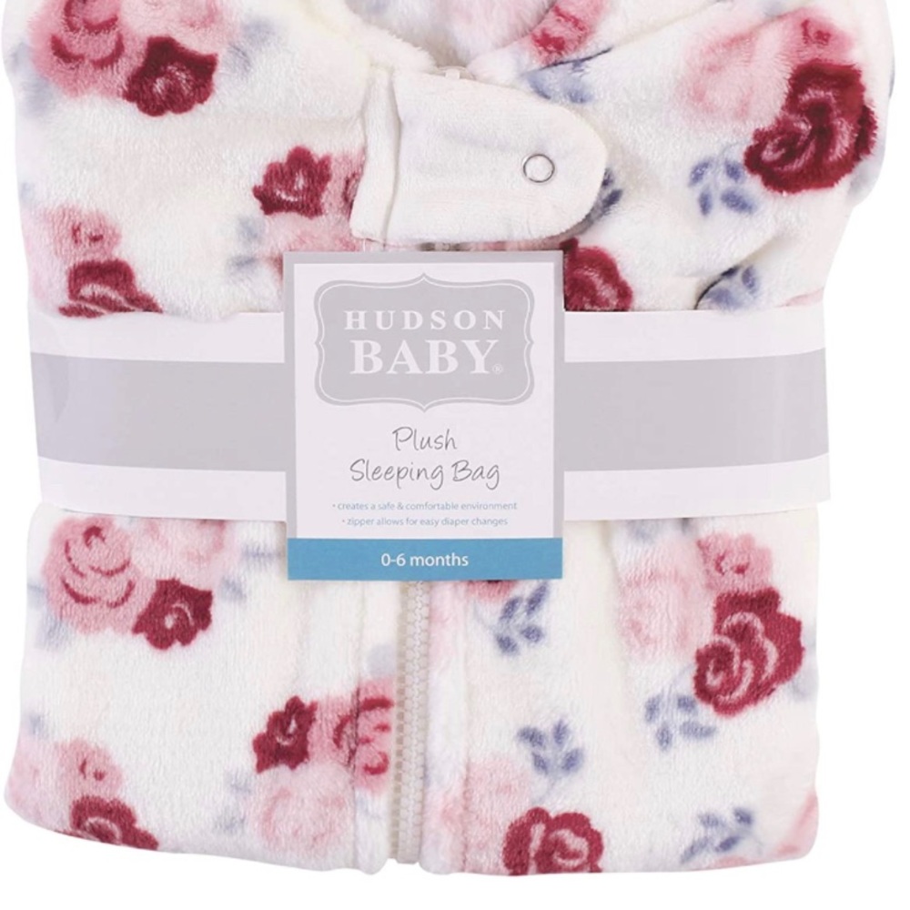 Floral Plush Sleeping Bag